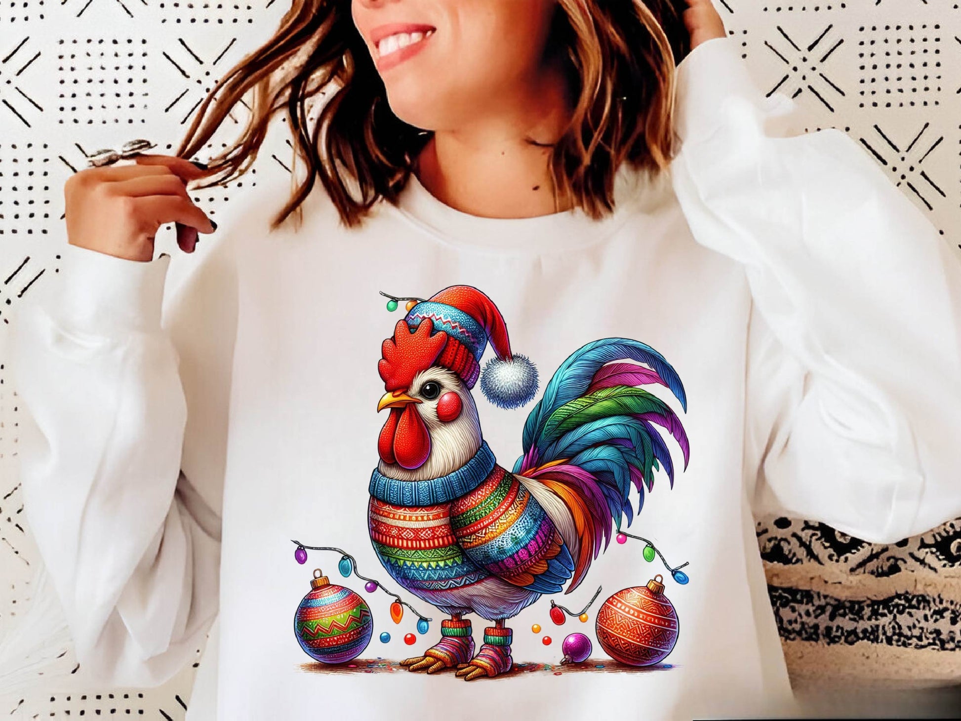 Christmas Festive Rooster Clipart Bundle 6 - CraftNest - Digital Crafting and Art