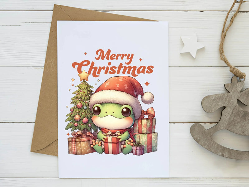 Frog Christmas Merry Christmas Clipart Bundle - CraftNest - Digital Crafting and Art