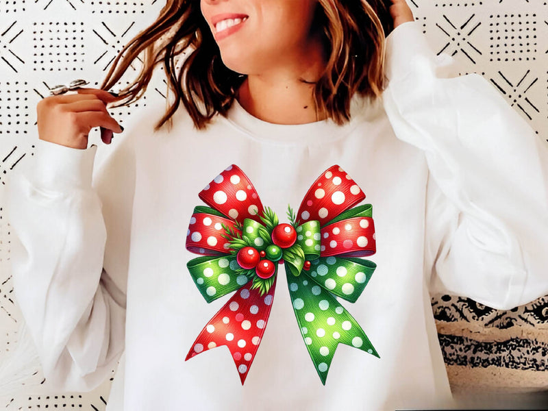 Christmas Coquette Bow Ribbon Girly Clipart Bundle - CraftNest - Digital Crafting and Art