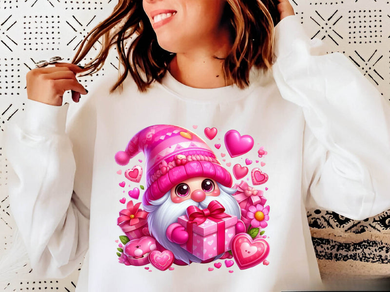 Pink Valentines Gnomes Clipart Bundle - CraftNest - Digital Crafting and Art