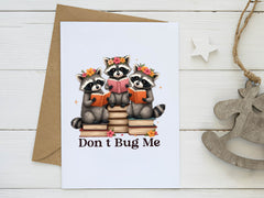 Don T Bug Me Funny Raccoon Bookish Clipart Bundle - CraftNest - Digital Crafting and Art