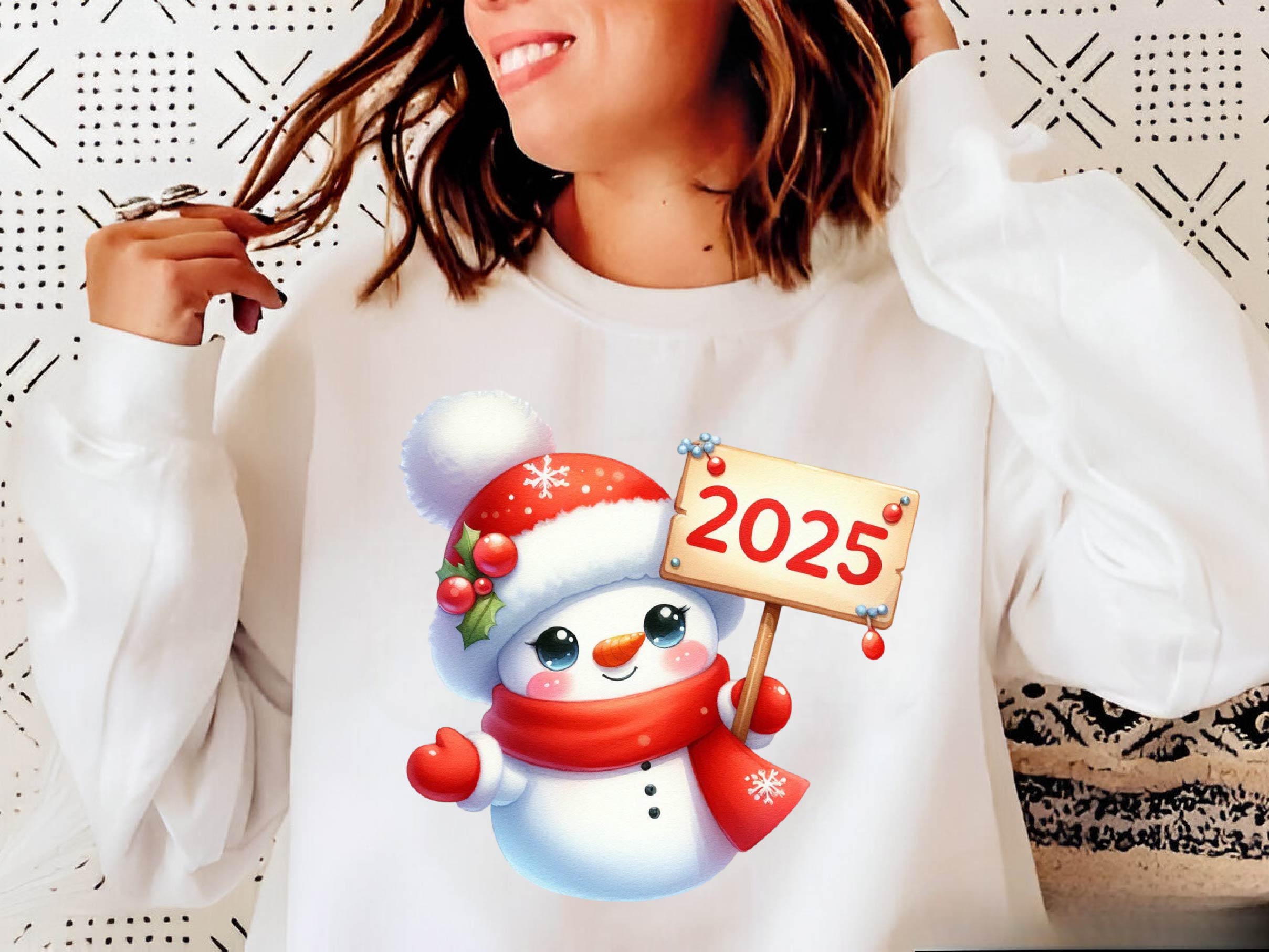 New Year Snowman Clipart Bundle 2 - CraftNest - Digital Crafting and Art