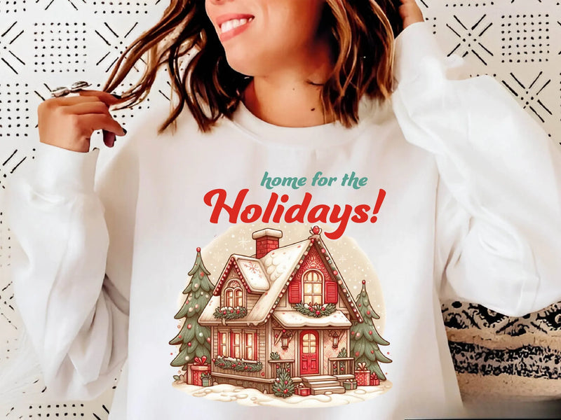 Vintage Christmas House Clipart Bundle - CraftNest - Digital Crafting and Art