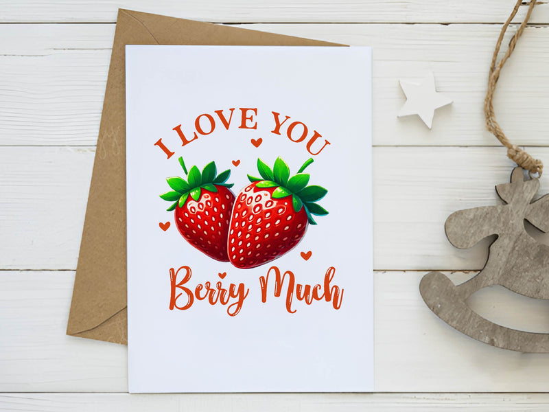 Valentines Day Love You Berry Much Clipart Bundle - CraftNest - Digital Crafting and Art