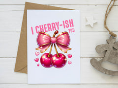 Valentines Day I Cherry Ish You Bow Clipart Bundle - CraftNest - Digital Crafting and Art