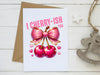 Valentines Day I Cherry Ish You Bow Clipart Bundle