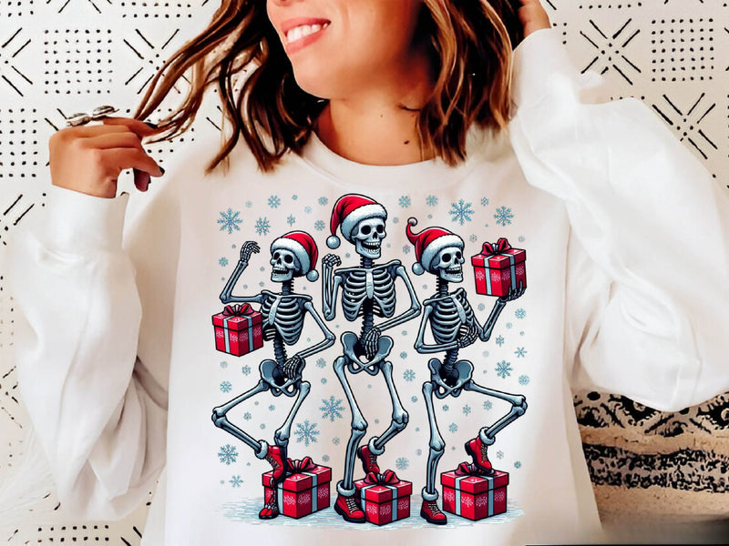 Christmas Dancing Skeletons Clipart Bundle - CraftNest - Digital Crafting and Art