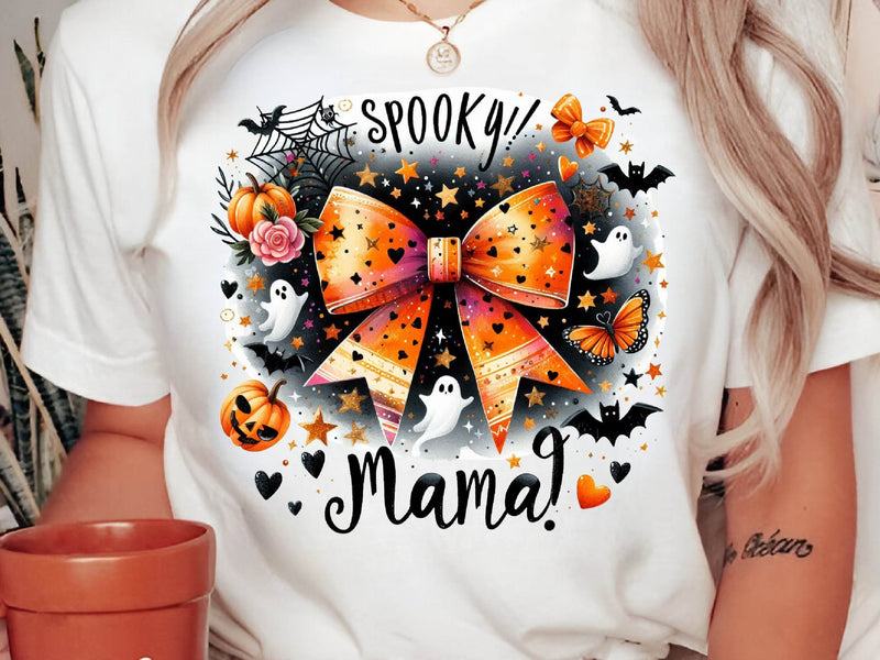 Spooky Mama Bow Halloween Clipart Bundle - CraftNest - Digital Crafting and Art