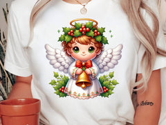 Christmas Cute Little Angel Clipart Bundle 1 - CraftNest - Digital Crafting and Art