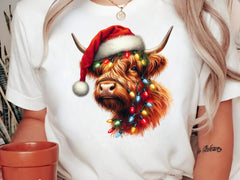 Christmas Highland Cow Clipart Bundle 2 - CraftNest - Digital Crafting and Art