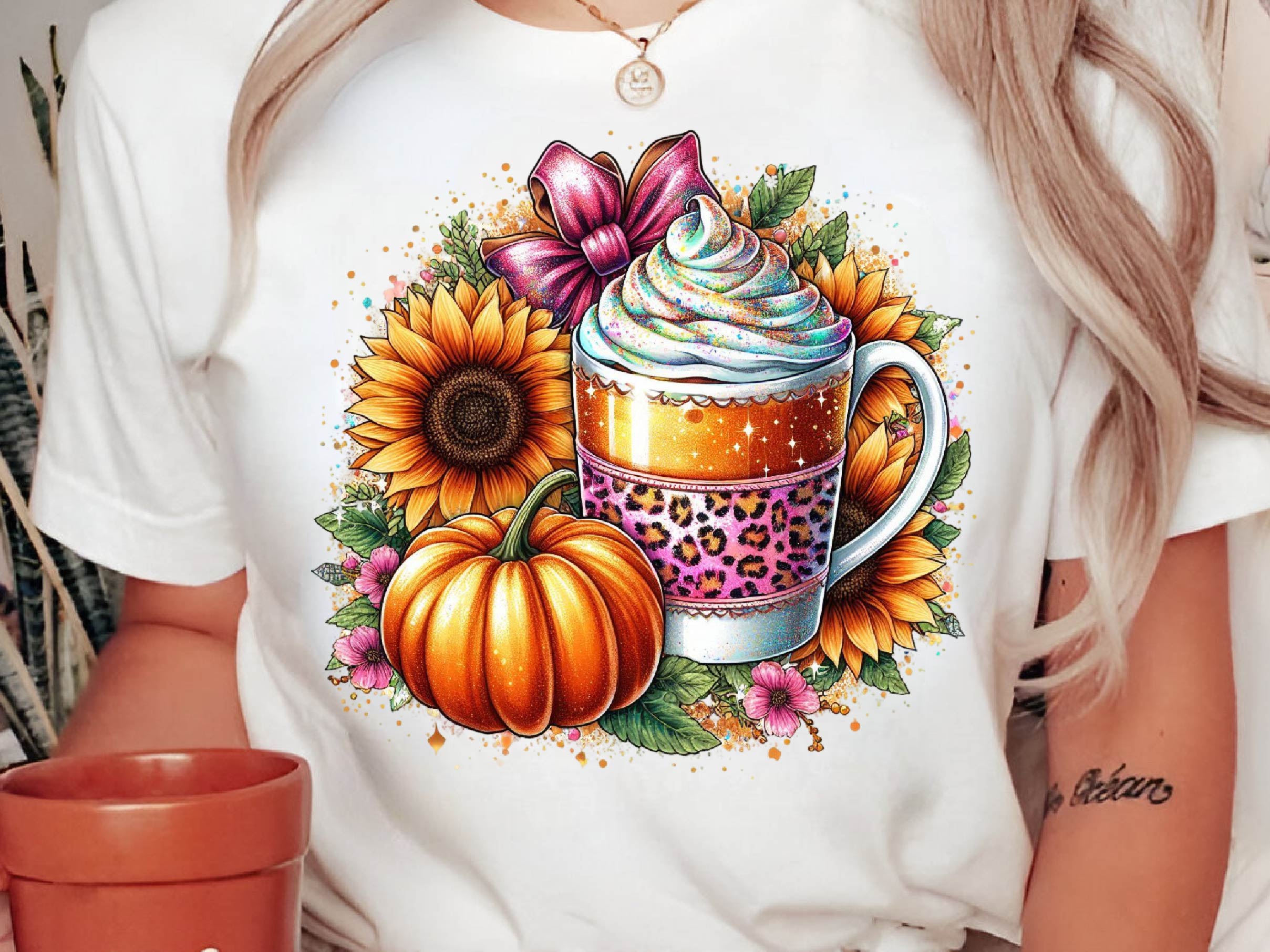 Pumpkin Coffee Cup Clipart Bundle - CraftNest - Digital Crafting and Art