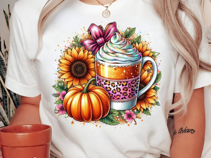 Pumpkin Coffee Cup Clipart Bundle - CraftNest - Digital Crafting and Art