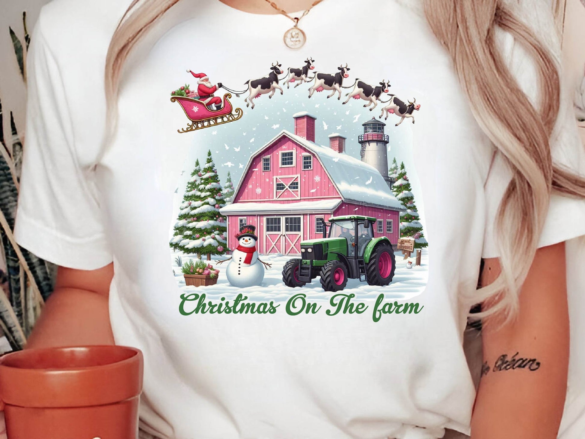 Christmas On The Farm Merry Christmas Clipart Bundle - CraftNest - Digital Crafting and Art