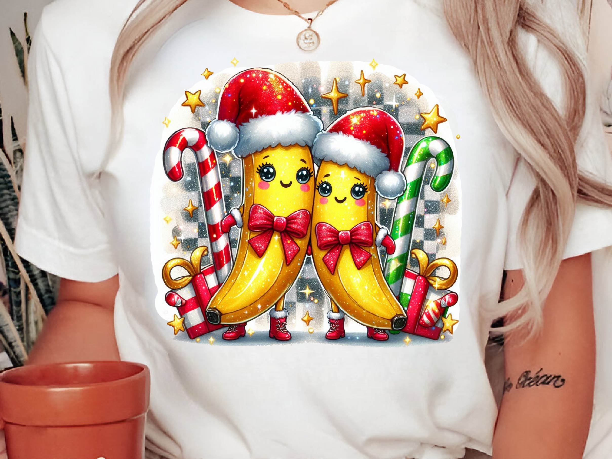 Bananas Christmas Merry Christmas Clipart Bundle - CraftNest - Digital Crafting and Art