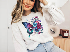 Butterfly Flowers Clipart Bundle14 - CraftNest - Digital Crafting and Art