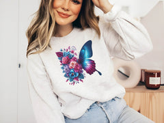 Butterfly Flowers Clipart Bundle 7 - CraftNest - Digital Crafting and Art