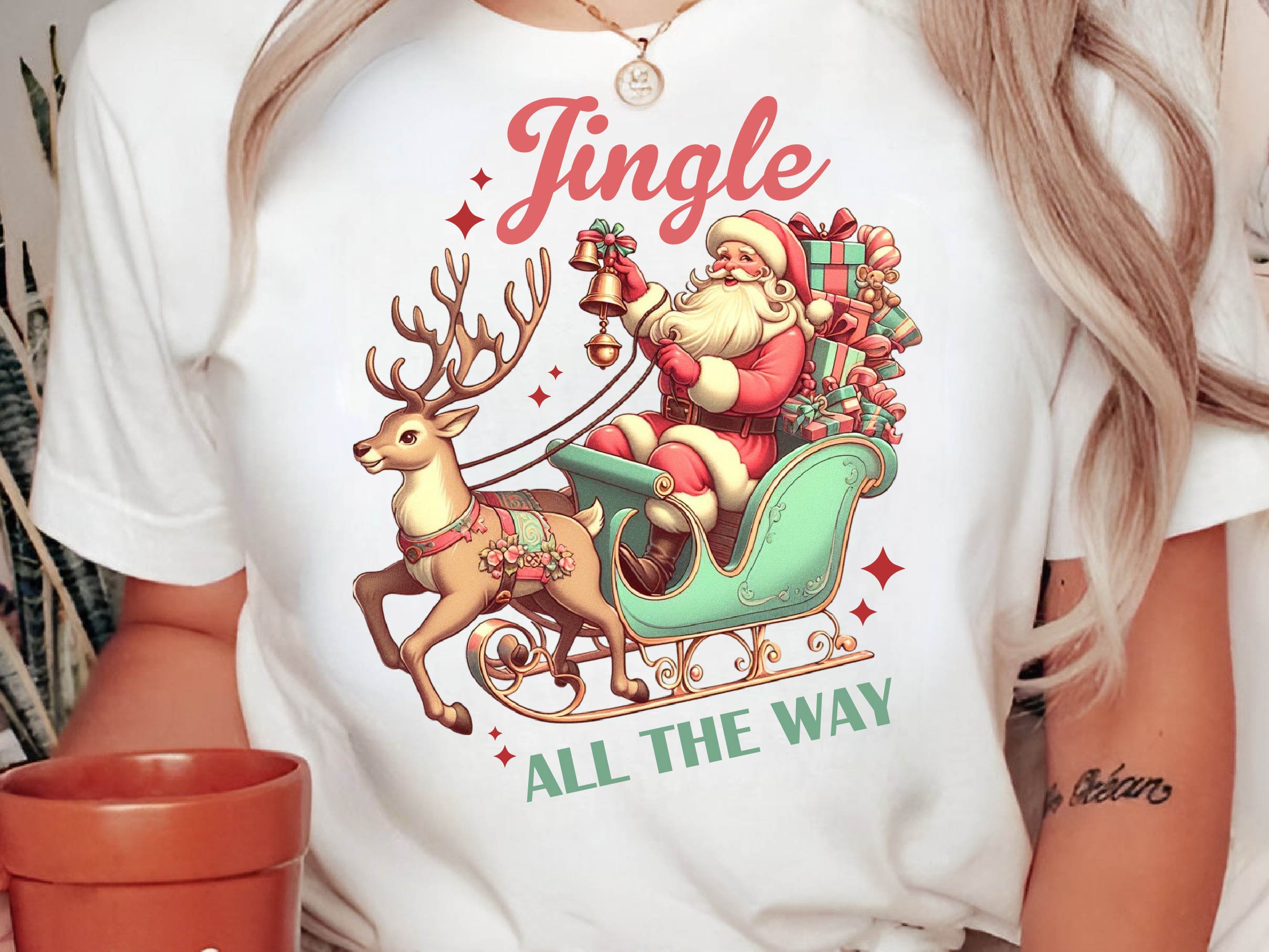 Vintage Christmas Jingle Clipart Bundle - CraftNest - Digital Crafting and Art