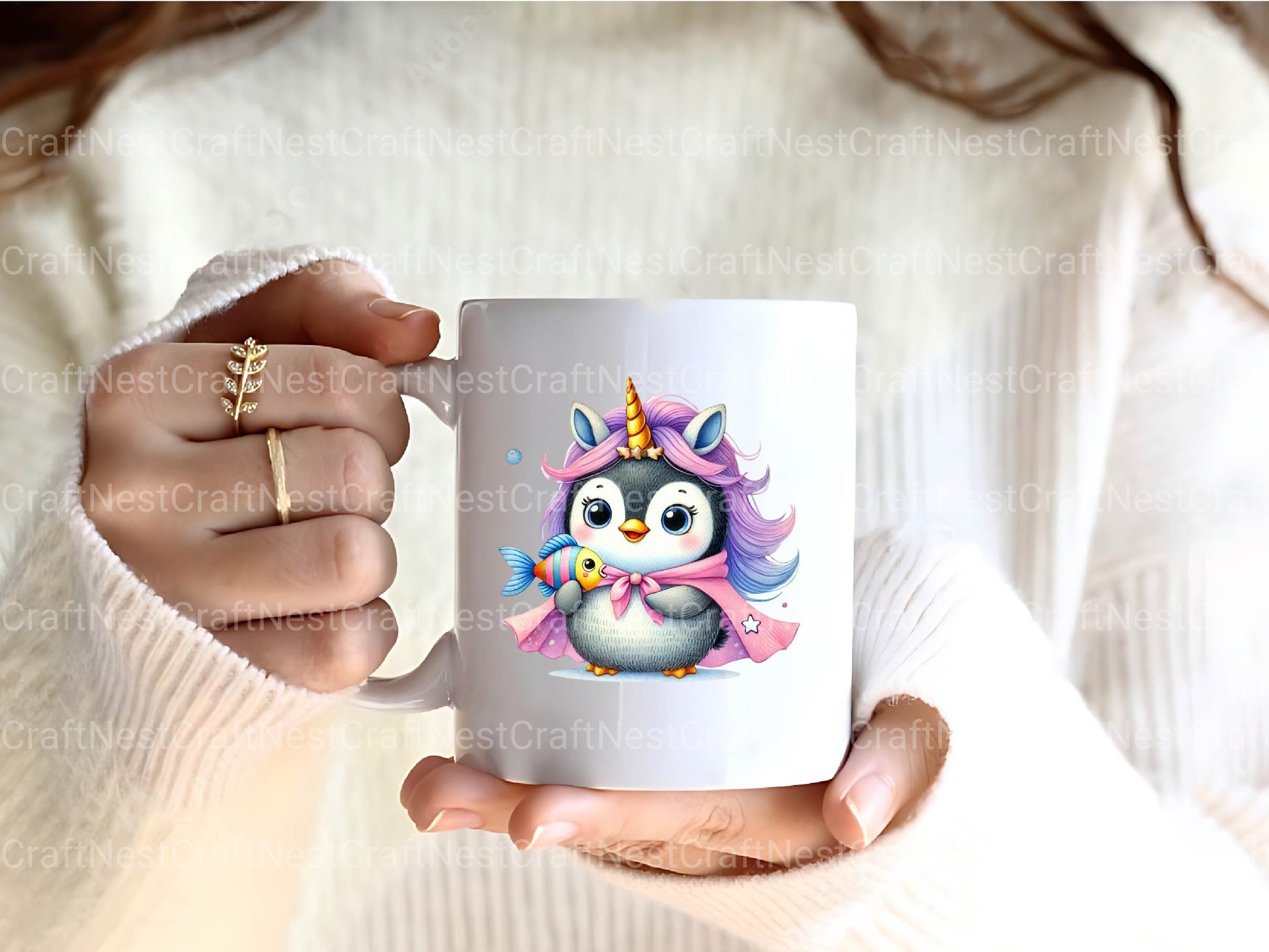 Unicorn Penguin Clipart Bundle - CraftNest - Digital Crafting and Art