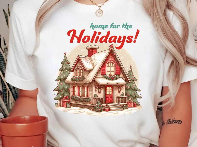 Vintage Christmas House Clipart Bundle - CraftNest - Digital Crafting and Art