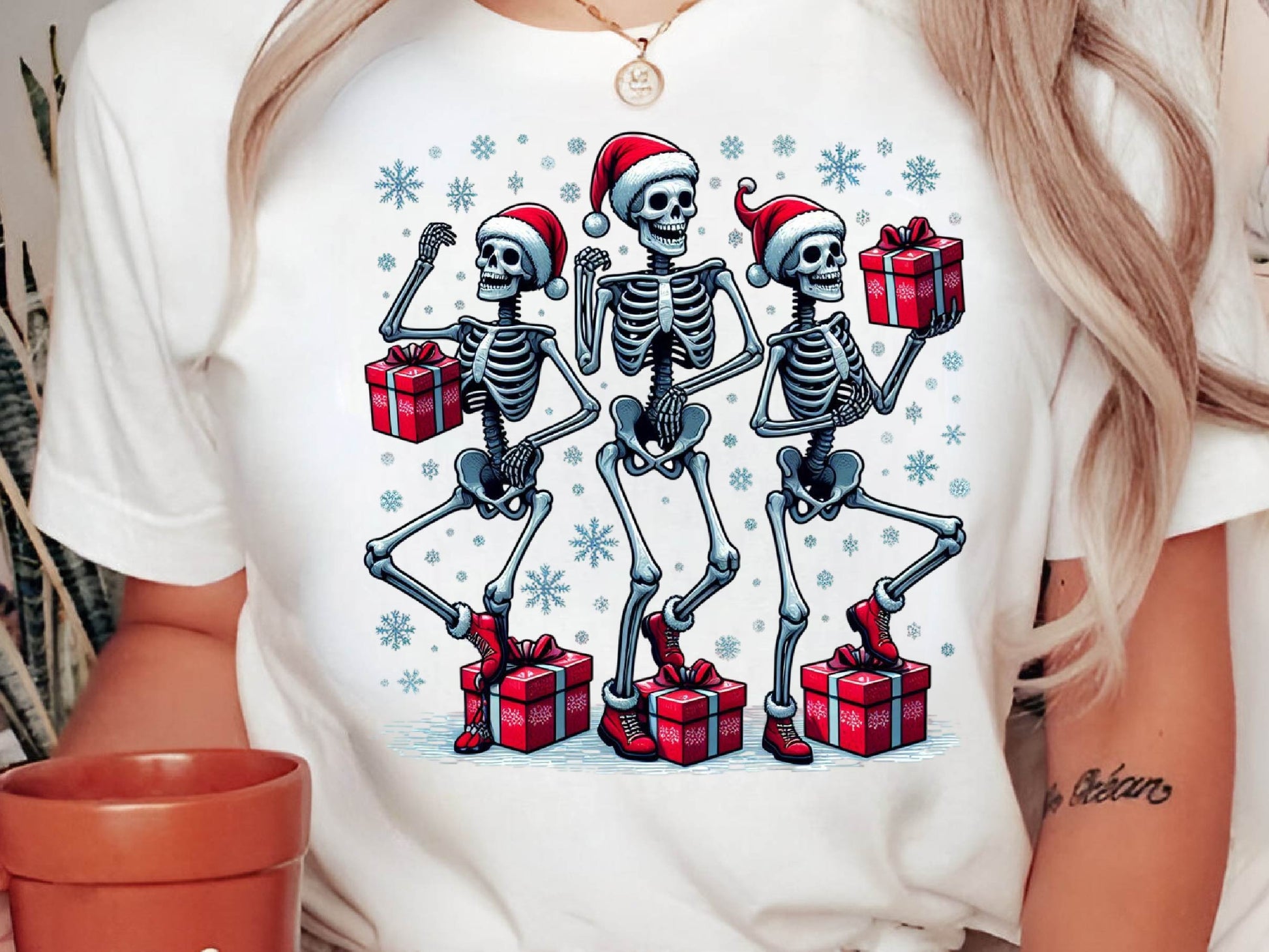 Christmas Dancing Skeletons Clipart Bundle - CraftNest - Digital Crafting and Art