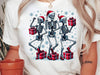 Christmas Dancing Skeletons Clipart Bundle