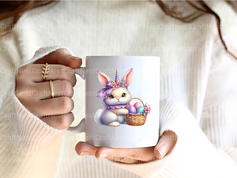 Unicorn Rabbit Clipart Bundle - CraftNest - Digital Crafting and Art