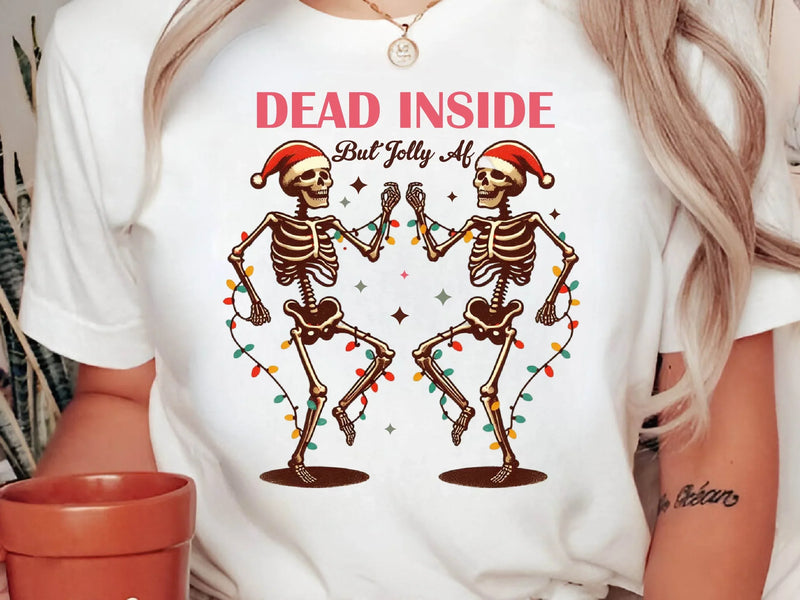 Dead Inside But Jolly AF Christmas Tree Clipart Bundle - CraftNest - Digital Crafting and Art