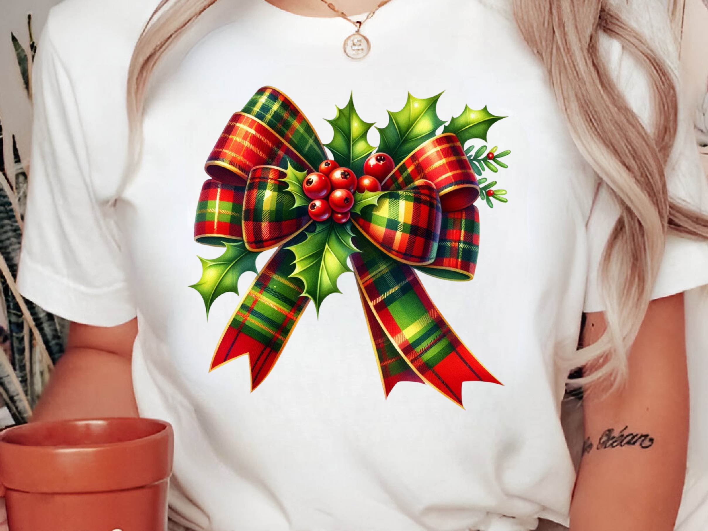 Christmas Coquette Bow Ribbon Girly Clipart Bundle 1 - CraftNest - Digital Crafting and Art