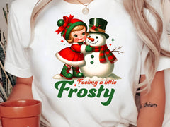 Vintage Christmas Frosty Snowman Clipart Bundle - CraftNest - Digital Crafting and Art