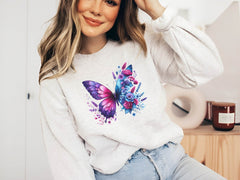 Butterfly Flowers Clipart Bundle 18 - CraftNest - Digital Crafting and Art