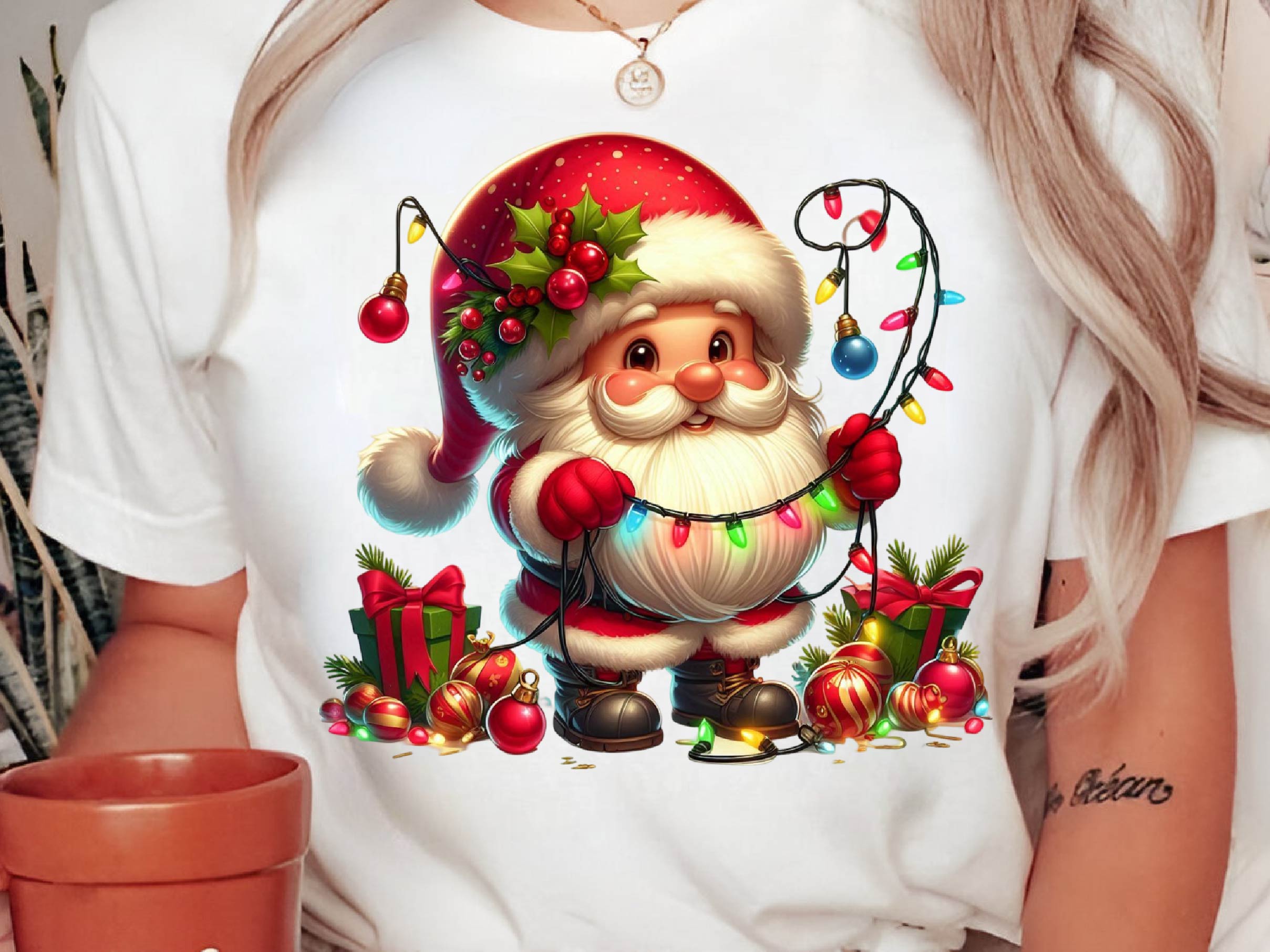 Christmas Gnome Light Clipart Bundle 2 - CraftNest - Digital Crafting and Art