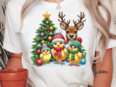 Christmas Chicken Embroidered Clipart Bundle 3 - CraftNest - Digital Crafting and Art