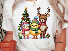 Christmas Chicken Embroidered Clipart Bundle - CraftNest - Digital Crafting and Art