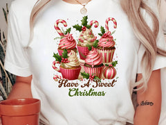 Have A Sweet Christmas Christmas Cupcake Clipart Bundle - CraftNest - Digital Crafting and Art