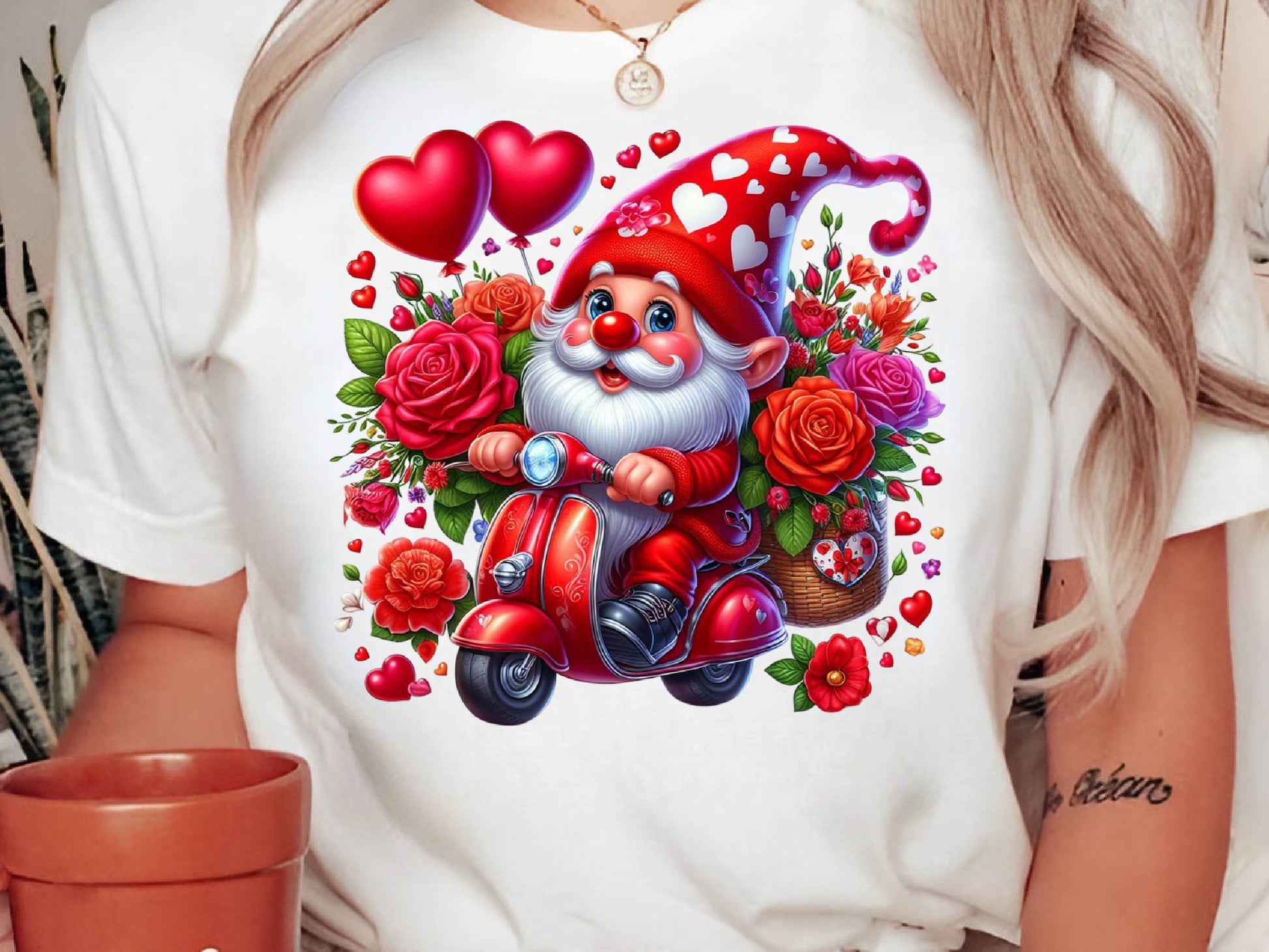 Rose Valentines Gnomes Clipart Bundle - CraftNest - Digital Crafting and Art