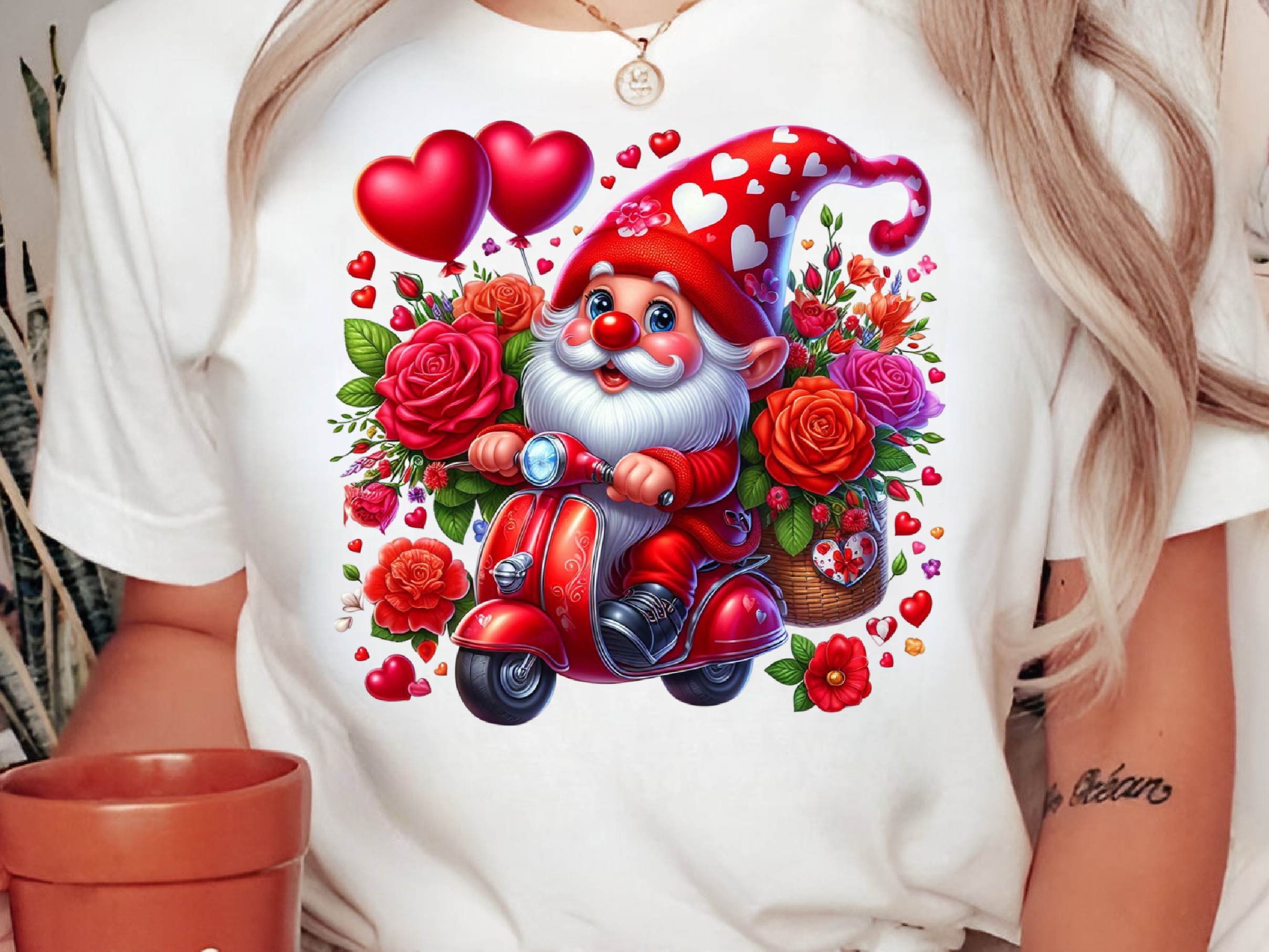 Rose Valentines Gnomes Clipart Bundle - CraftNest - Digital Crafting and Art