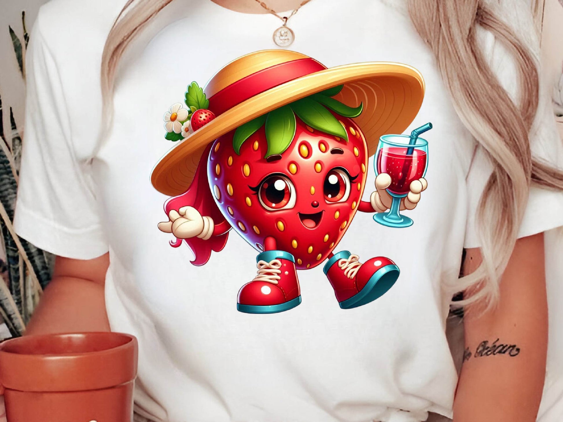 Cute Strawberry Clipart Bundle - CraftNest - Digital Crafting and Art