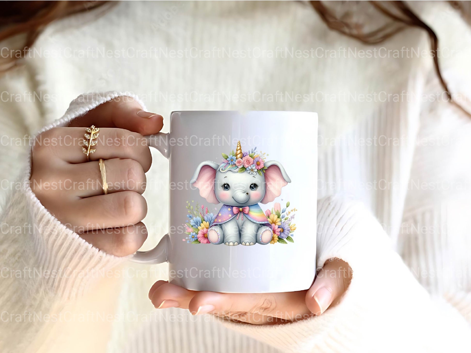 Unicorn Elephant Clipart Bundle - CraftNest - Digital Crafting and Art