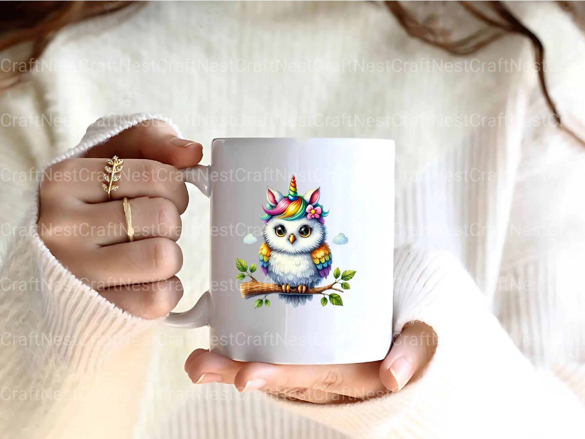 Unicorn Owl Clipart Bundle - CraftNest - Digital Crafting and Art