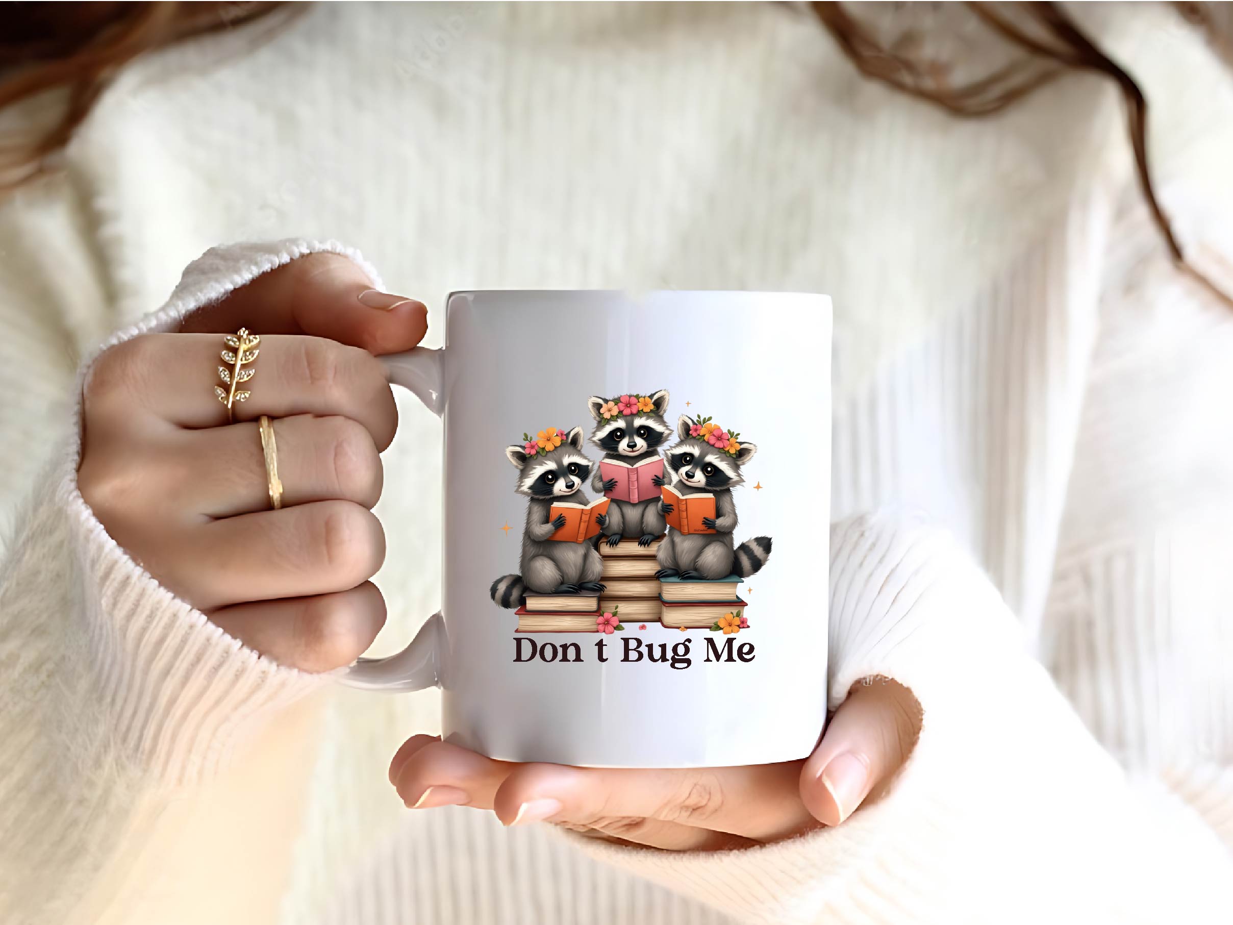 Don T Bug Me Funny Raccoon Bookish Clipart Bundle - CraftNest - Digital Crafting and Art