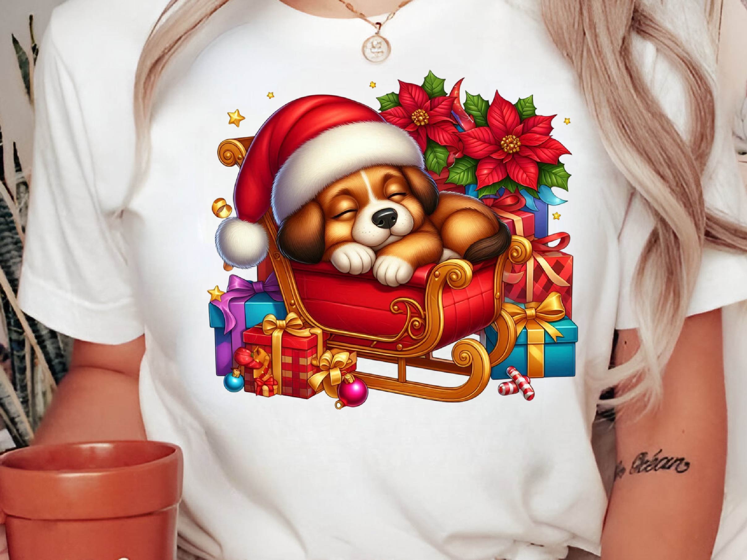 Cute Christmas Dog Clipart Bundle - CraftNest - Digital Crafting and Art