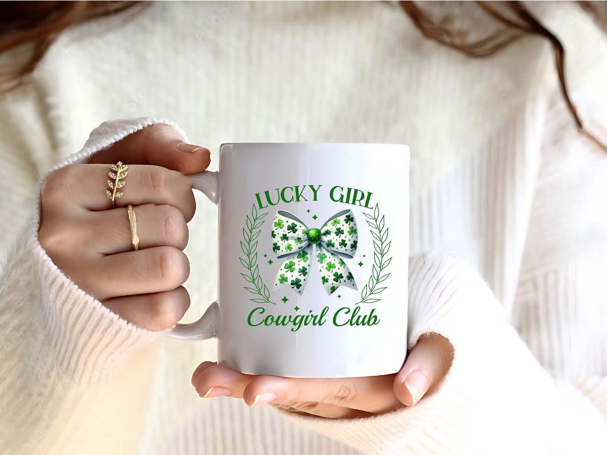 St Patricks Day Coquette Lucky Girl Clipart Bundle - CraftNest - Digital Crafting and Art