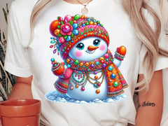 Snowman Christmas Clipart Bundle - CraftNest - Digital Crafting and Art