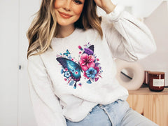 Butterfly Flowers Clipart Bundle 16 - CraftNest - Digital Crafting and Art