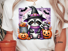 Raccoon Trick Or Trash Funny Clipart Bundle - CraftNest - Digital Crafting and Art