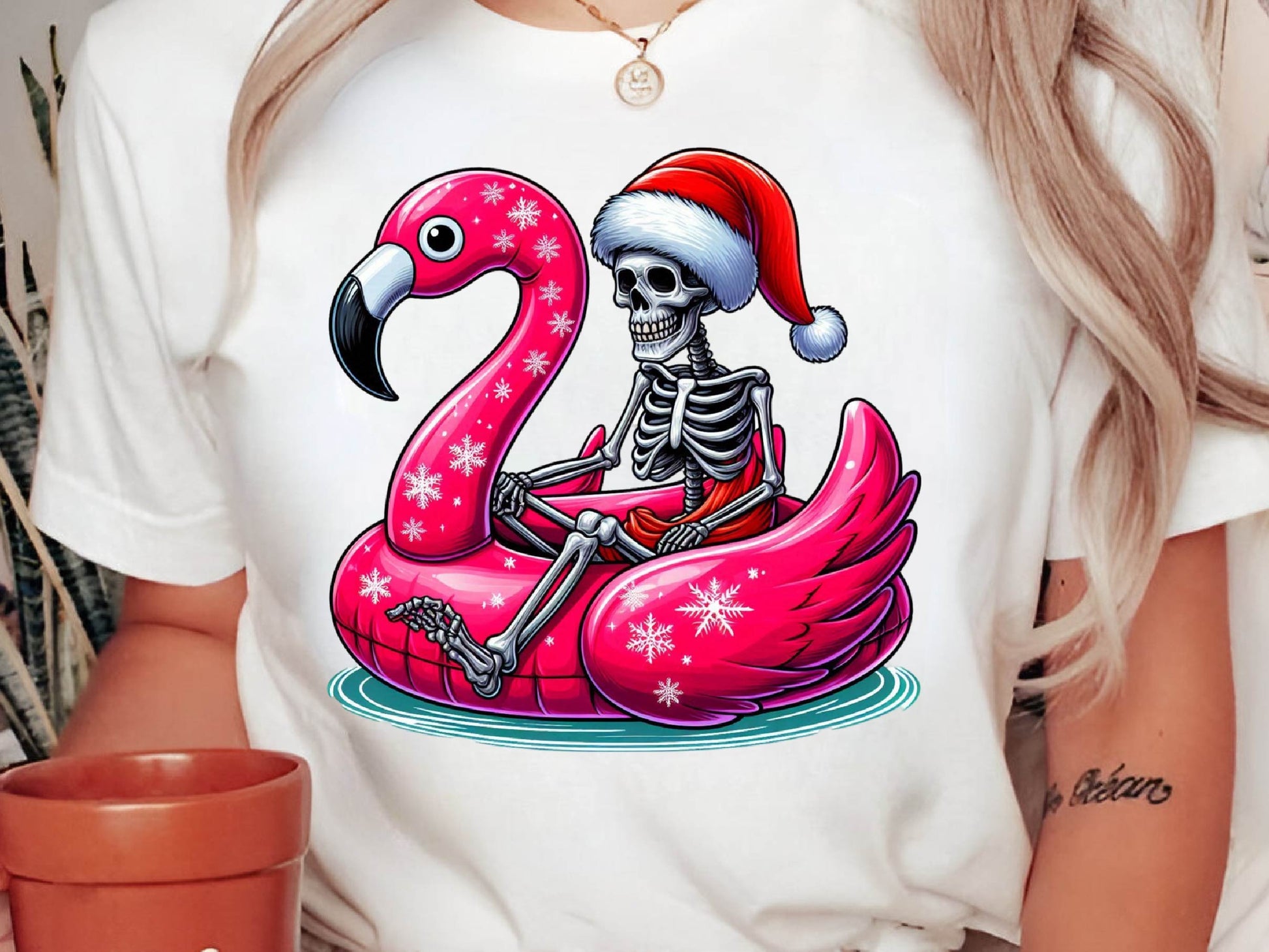 Christmas Skeleton Flamingo Clipart Bundle - CraftNest - Digital Crafting and Art