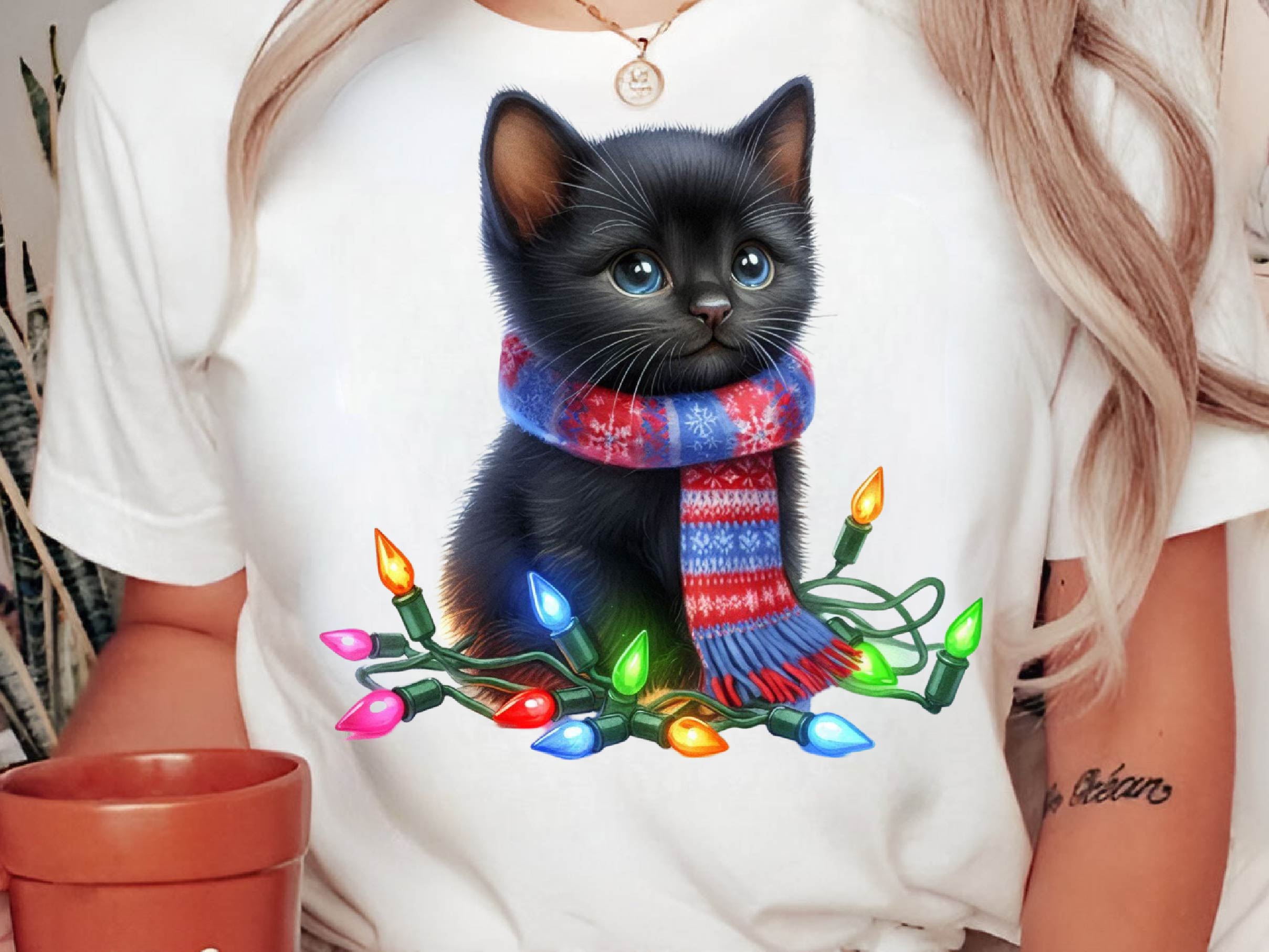 Christmas Black Cat Clipart Bundle - CraftNest - Digital Crafting and Art