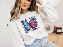 Butterfly Flowers Clipart Bundle13 - CraftNest - Digital Crafting and Art