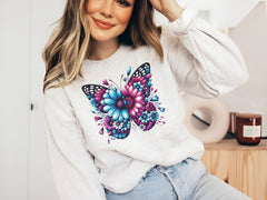 Butterfly Flowers Clipart Bundle 17 - CraftNest - Digital Crafting and Art