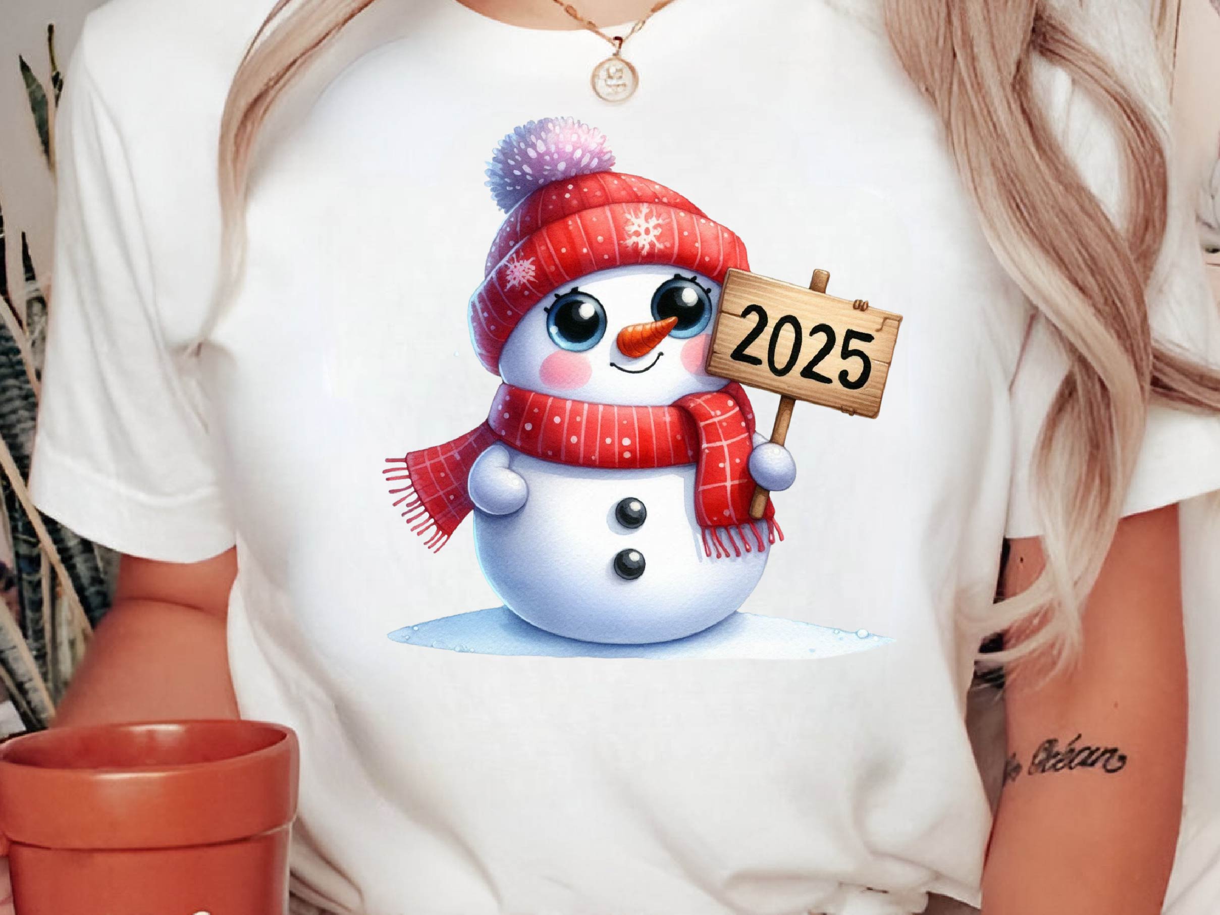 New Year Snowman Clipart Bundle 1 - CraftNest - Digital Crafting and Art